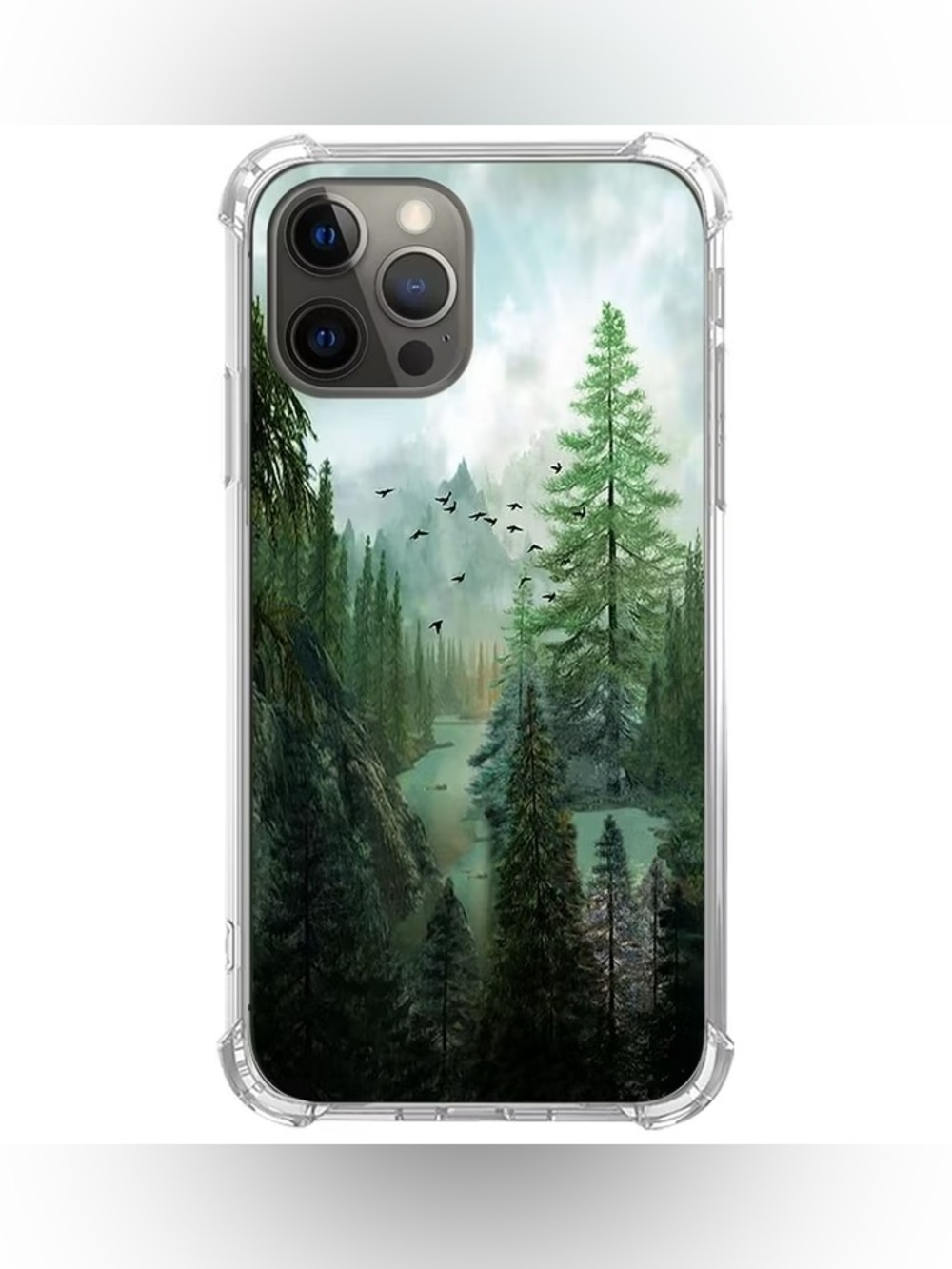 Amazon Green Forest Scenic iPhone 13 Pro Case NWT